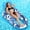 Blue, variant on Yezivo Blue Pool Floats, 57"x36" Inflatable Water Floats Water Mat, Comfort Pool Toys Pool Mat for Adults