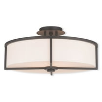 4 Light Bronze Ceiling Light fixture with Steel base material