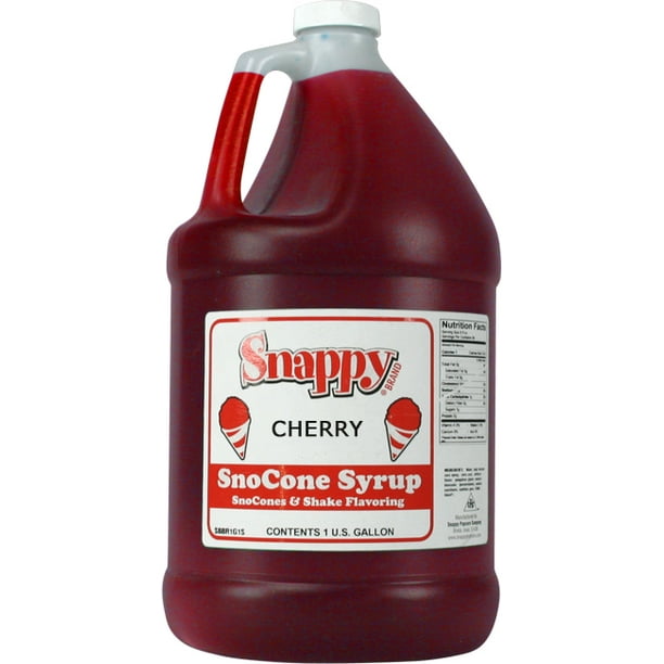 Cherry Snappy Snow Cone Syrup (1 Gallon)