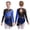 Blue, variant on iixpin Kids Girls Figure Skating Dress Ballet Dance Skirts Rhythmic Gymnastics Dance Leotard Ballerina Outfit Black 12