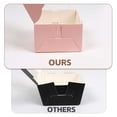 thumbnail image 4 of 50 Pcs 4x4x2.5 Inch Bakery Boxes with Window, Pink Cookie Boxes for Gift Giving, Treat Box for Desserts, Macarons, Donuts, Pastries, 4 of 8