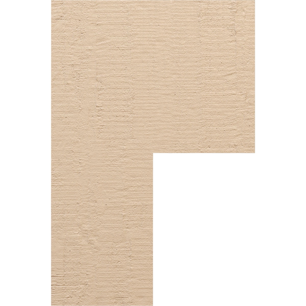 9"W x 18"D x 27"H Classic Chapel Hill Rough Cedar Woodgrain TimberThane Corbel, Primed Tan
