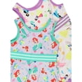 thumbnail image 5 of The Little Mermaid Ariel Toddler Girls Female Fit and Flare Ultra Soft Tank Dress DPG815DS, 5 of 7
