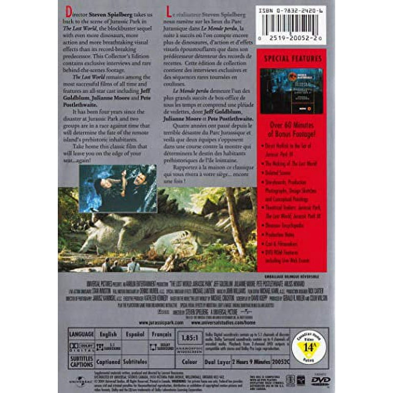 DVD - Jurassic park (1 DVD): : DVD & Blu-ray