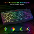 thumbnail image 3 of Wired Keyboard and Mouse Combo Redragon S101-3, RGB Backlit Keyboard, 3200DPI Mouse, 3 of 5
