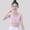 Pink, variant on Girls Square Neck Modal Cotton Training Bra Multipack Tagless Seamless Fixed Thin Pads Wide Stretch Straps Puberty Crop Top for Preteen Girls 7 To 14 Years Old Beige M