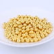 thumbnail image 3 of Bewildely 200 Pieces Round Beads Seamless Smooth Craft Accessories Reliable Electroplated Surface Handicraft Jewelry Small Making Supplies Type7 NO7, 3 of 6