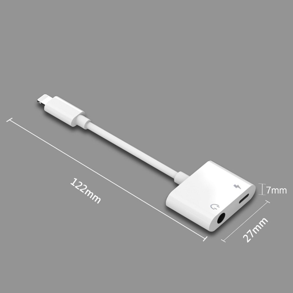 Audio Adapter Charging Earphone Cable 