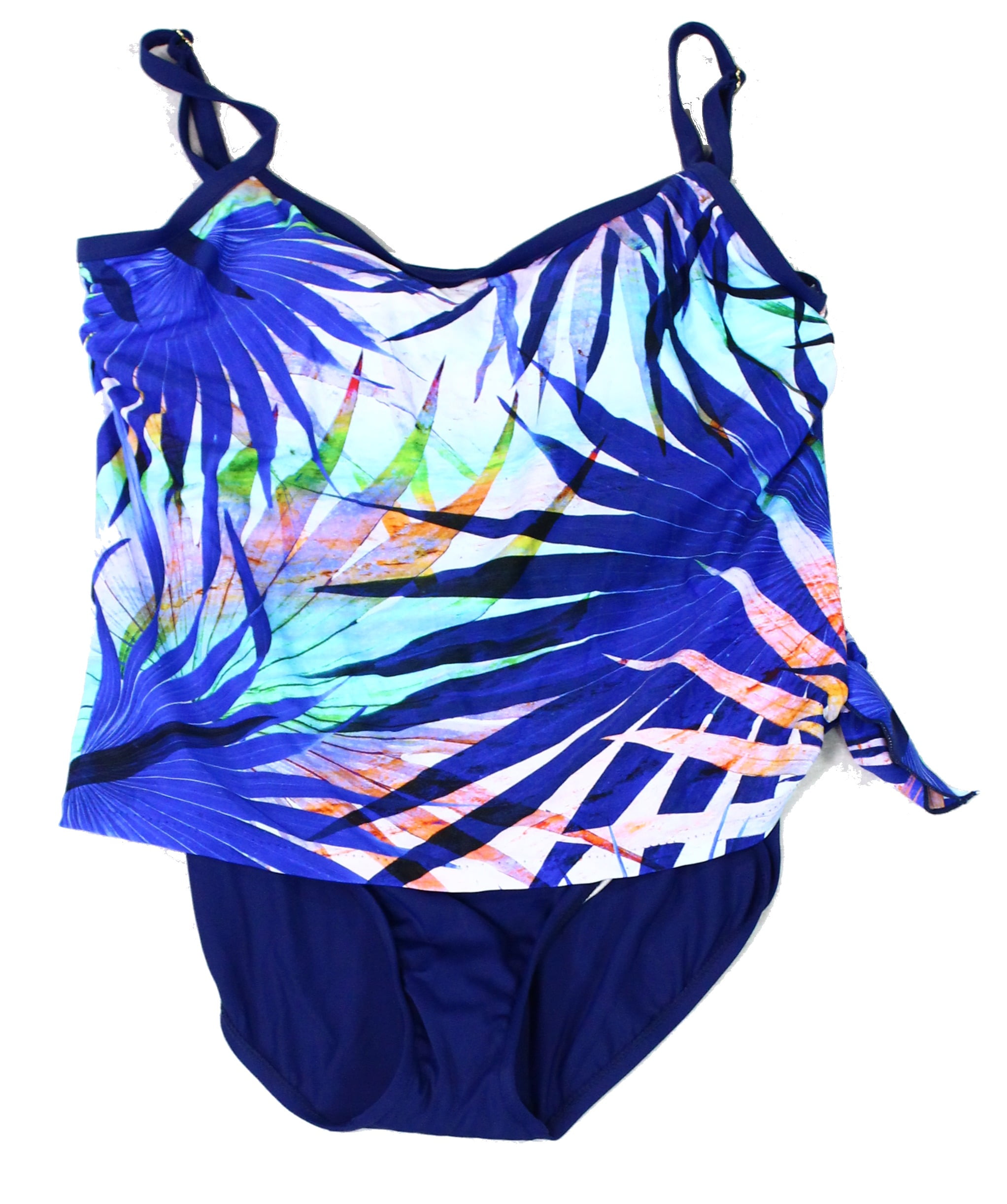 Maxine of Hollywood Women Swimwear Side Tie Floral Swimsuit 16