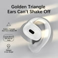 thumbnail image 6 of Open Ear Headphones, 0.23oz Ultra-Light Comfortable Wireless Earbuds, 0.6mm Thinnest Earhooks, Bluetooth 5.4, Clear Audio, 30 HRS Playtime, IPX5 Waterproof Earphones with Mic,Write, 6 of 6