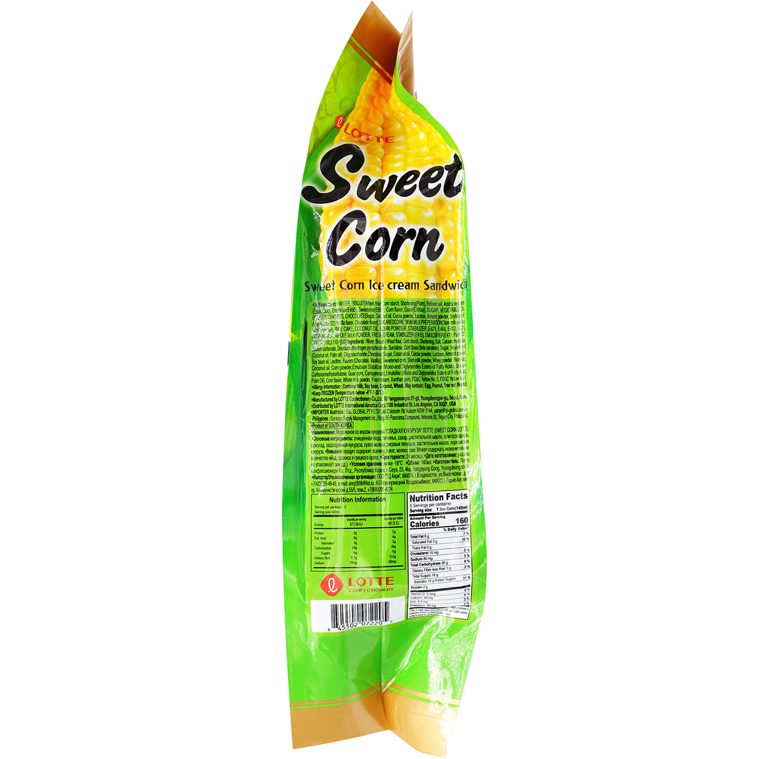 Lotte Sweet Corn Ice Cream