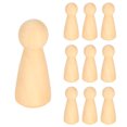 thumbnail image 4 of Juguetes de madera muñecas de madera vívidas duras y suaves de madera natural para bebés para trabajos hechos a mano ANGGREK Otros, 4 of 8