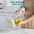 thumbnail image 3 of Vtopmart Airtight Food Storage Containers with Lids, 24 pcs Plastic Kitchen and Pantry Organization Canisters for Cereal, Dry Food, Flour and Sugar, BPA Free, Includes 24 Labels，Gray, 3 of 14
