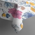 thumbnail image 6 of Pioneer Flower Floral Print Pattern Rectangle Tablecloth 60"x102",Waterproof Polyester Rectangle Table Cloth, Wipeable Spillproof Polyester Tablecloth for Dining, Camping, Indoor and Outdoor, 6 of 6