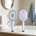 thumbnail image 7 of Electric Spray Air Cushion Comb, Steam Hair Brush, Rechargeable Steam Hair Straightener, Portable Hair Styling Brush with Bonus Wide Tooth Detangling Comb, Steam Brush for All Hair Types, 7 of 7