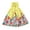 Yellow, variant on Coerni Toddler Kids Girls Boho Dress Floral Flowers Bowknot Sleeveless Beach Straps Dress Toddler Summer Backless Dress