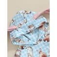 thumbnail image 6 of Baby Romper, Long Sleeve Hooded Bunny Print Fall Bodysuit Easter Clothes for Girls Boys, 6 of 10