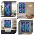 thumbnail image 7 of Starry Sky Window Privacy Film, Modern Rustic Blue Purple Ombre Star Night Static Cling UV Sun Blocking Heat Control Window Tint, Non-Adhesive One Way Windows Privacy Cover 17.7''x78.7'', 7 of 7