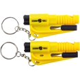 thumbnail image 1 of SURJDE 2 x Keychain Emergency Car Escape Tool Seat Belt Cutter And Glass Breaker | Car Window Breaker | Window Breaker Keychain | Glass Breaker Keychain | Car Escape Tool Keychain-EHKR2, 1 of 7