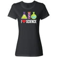 thumbnail image 3 of Inktastic I Love Science Chemistry Teacher Women's T-Shirt, 3 of 5