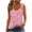 Pink, variant on Meichang O Ring Tank Tops for Women Sparkly Graphic Casual Scoop Neck Camisoles Summer Sleeveless Tank Shirts Athletic Sport Tees Camisoles for Women Pink L