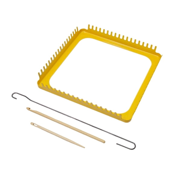 Wxqbjtam Weaving Loom Handcrafted Knitting Looms Tapestry Loom Frame Easy Use DIY Weaving