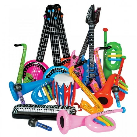 24ct Create Your Own Band Inflatable Instruments | Package Of 24