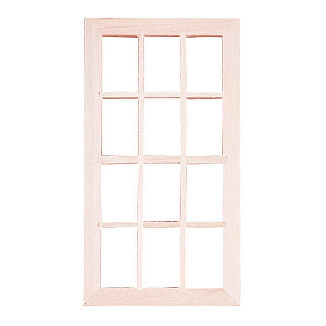 Accesorios de Decoración de Muebles en Miniatura para Ventanas 1/12,
