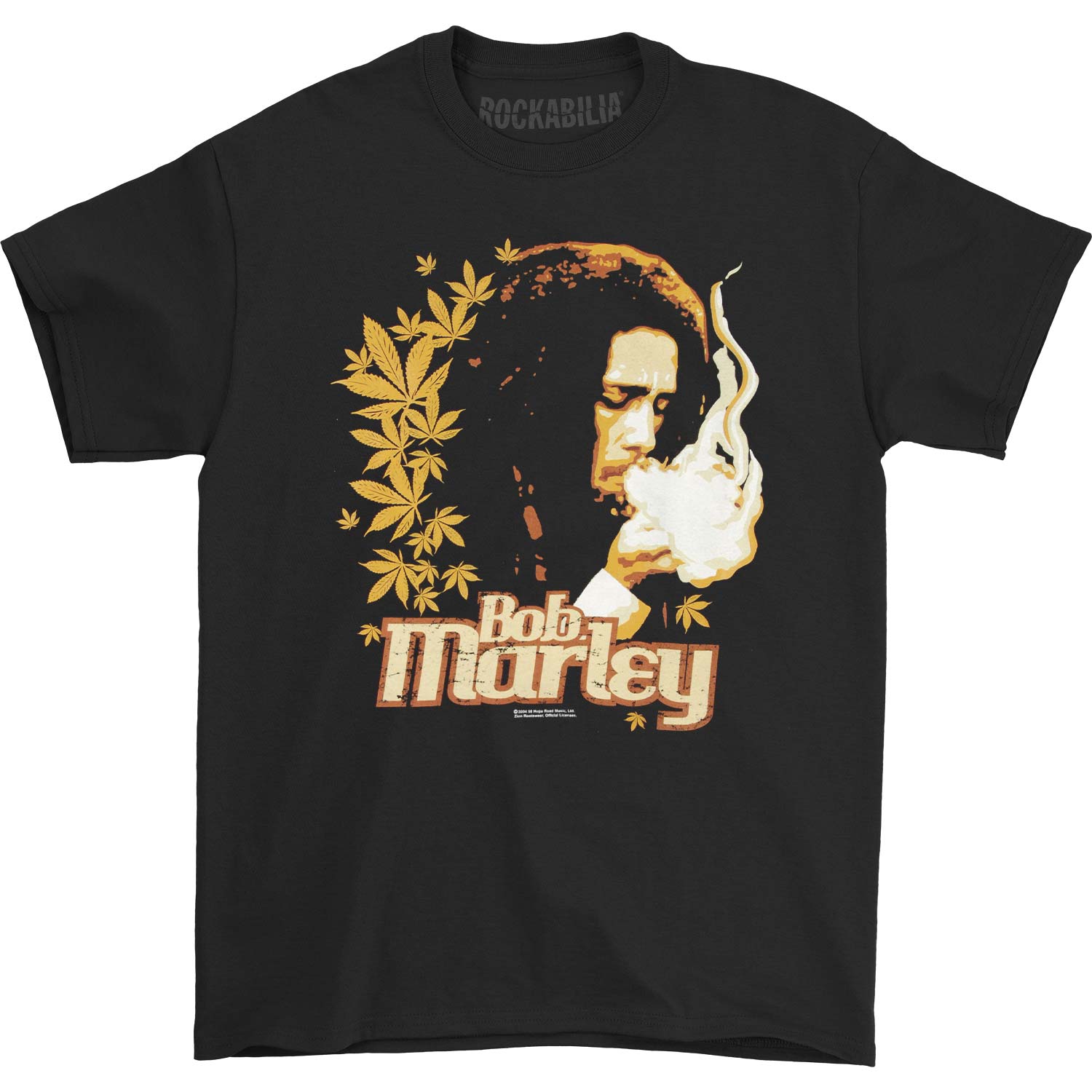 bob marley smoking tee