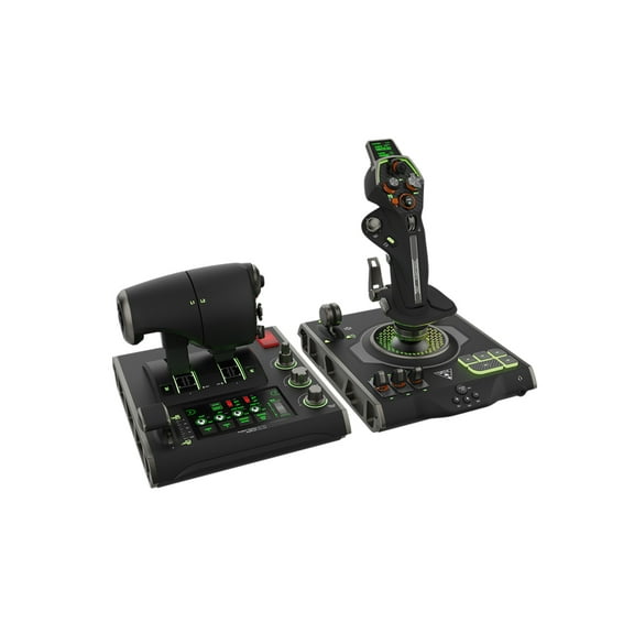 Turtle Beach VelocityOne Flightdeck Universal HOTAS Simulation System Joystick & Throttle for Air & Space Combat Simulation for Windows 10 & 11 PCs
