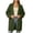 (Type 9)Army Green, variant on Otvok Women Textured Rib Knit Open Front Cardigan, Long Drop Shoulder Sleeve Mid Length Loose Knit Sweater Outerwear