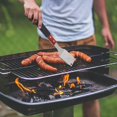 thumbnail image 2 of BBQ Grill Cleaning Brush and Scraper Wooden Handle Stainless Steel Barbecue Grill Cleaner Barbecue Brush Spatula for Outdoor Grilling Accessories Dark, 2 of 5