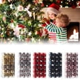 thumbnail image 4 of Adornos Navideños Decoración De Árbol De Navidad Bolas De Plástico De Navidad Inastillables Adornos Para Decoración De Aniversarios Y Fiestas 36 Unids/Set 4 Cm Minnieouse HA044571-02, 4 of 4