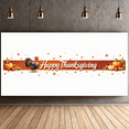 thumbnail image 3 of Colorful Design Thanksgiving Banner Autumn Turkey Pumpkin Leaves for Holiday Celebration Indoor Decoration Festival Event, 3 of 9
