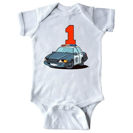 

Inktastic 1st Birthday Police Car Gift Baby Boy or Baby Girl Bodysuit
