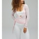 thumbnail image 2 of Camiseta de ballet Amiblvowa Yoga Pilates de manga larga para mujer, 2 of 4