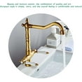 thumbnail image 3 of Bathroom Faucet 2handful Gold Bathroom Sink Faucet Brass Retro Washbasin Faucet Single Hole Black-27x24.5x15cm-black, 3 of 9