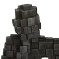 thumbnail image 4 of DecMode 6"W, 13"H Polystone Contemporary Sculpture, Black, 3-Piece, 4 of 7