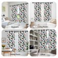 thumbnail image 5 of Monster Cartoon Truck White Pattern Blackout Curtains,Triple Weaved Fabric,Thermal Insulated,Room Darkening,Grommet Top,2 Panels,42x84in(107x213cm), 5 of 6