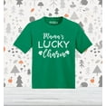 thumbnail image 2 of Shop4Ever Mama's Lucky Charm St. Patrick's Day Toddler's Cotton T-Shirt 4T Green, 2 of 6