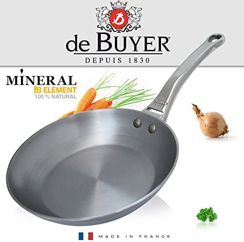 De Buyer Mineral B Element 5614.24 Stekpanna, Silver, 24 cm