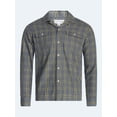 thumbnail image 6 of Free Assembly Men's Cotton Camp Shirt with Long Sleeves, Sizes S-3XL, 6 of 7