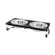 thumbnail image 3 of comedero elevado para gatos,Comederos elevados para perros y gatos,plegables y con base elevada,Comedero para perros con patas antideslizantes,de acero inoxidable.,Recipiente para agua y comida, 3 of 10