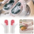 thumbnail image 2 of Silicone Dishwashing Gloves, Pet Grooming Rubber Scrubbing for Dishes, Sponge Wash Cleaning with Scrubbers Harlik, 2 of 8