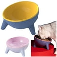thumbnail image 3 of Gatos y perros: cuenco antideslizante para alimentación lenta que protege la columna vertebral, cuenco protector para comida y agua, 3 of 8