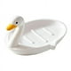 thumbnail image 1 of Jabonera de cerámica con forma de pato, bonita, con drenaje automático, para ducha, baño y cocina, 1 of 6