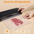 thumbnail image 3 of Vacuum Sealer Bags 11x50 Rolls 2 pack for Food Saver, Seal a Meal, Weston. Commercial Grade, BPA Free, Heavy Duty, Great for vac storage, Meal Prep or Sous Vide, 3 of 4