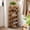 tawny, variant on YUCHANG Foldable Shoes Rack,Bamboo Shoes Organizer for Entryway ,Free Standing Rack, 5-Layers ,tawny