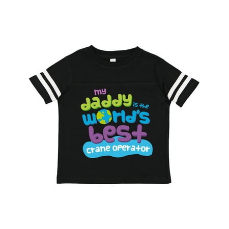 

Inktastic World’s Best Crane Operator Daddy Gift Toddler Boy or Toddler Girl T-Shirt