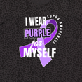 thumbnail image 4 of Inktastic I Wear Purple for Myself Lupus Awareness Women's Plus Size T-Shirt, 4 of 5